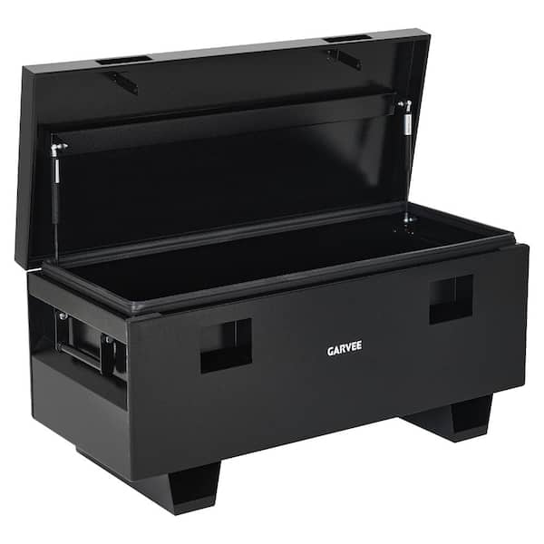 42"x 18"x 20" Truck Tool Box, Heavy Duty Jobsite Tool Box with Locks & Removable Feet, for Truck, Trailer, Jobsite