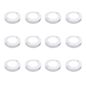 3 in. Plug-in White Dimmable Linkable Integrated LED Color Changing CCT Onesync Under Cabinet Puck Light (12-Pack)