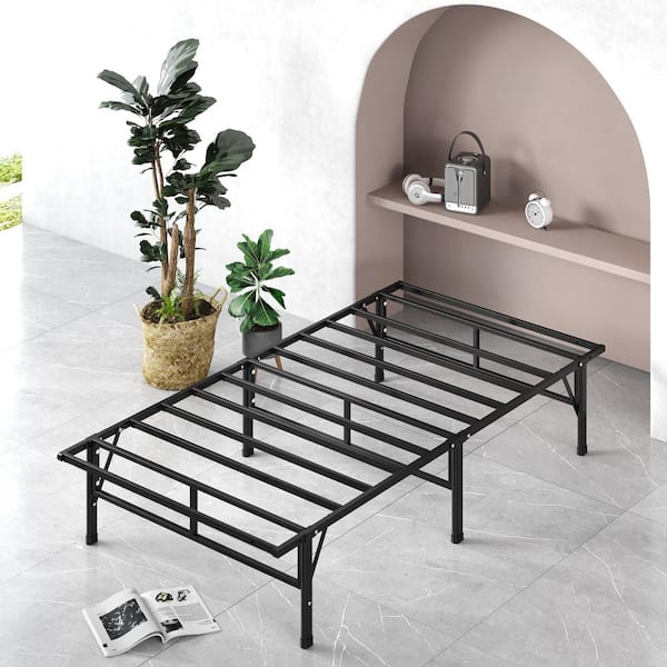 Zinus Smartbase Compack Twin Metal Bed, How To Put A Queen Size Metal Frame Together