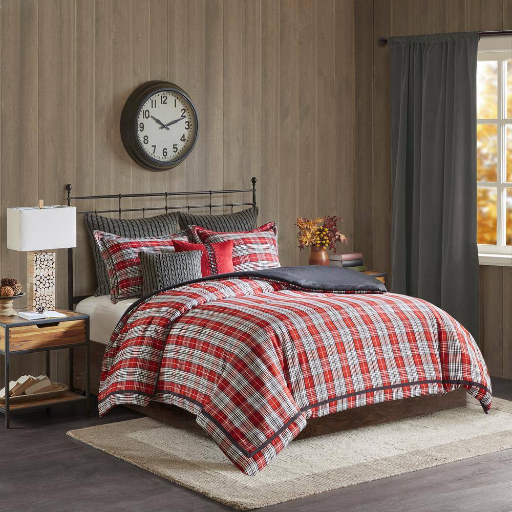 Woolrich Williamsport 4Piece Red King Comforter SetWR10085 The