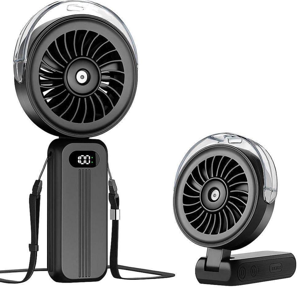 Justincity Handheld Misting Fan Portable Powerful High Speed Small