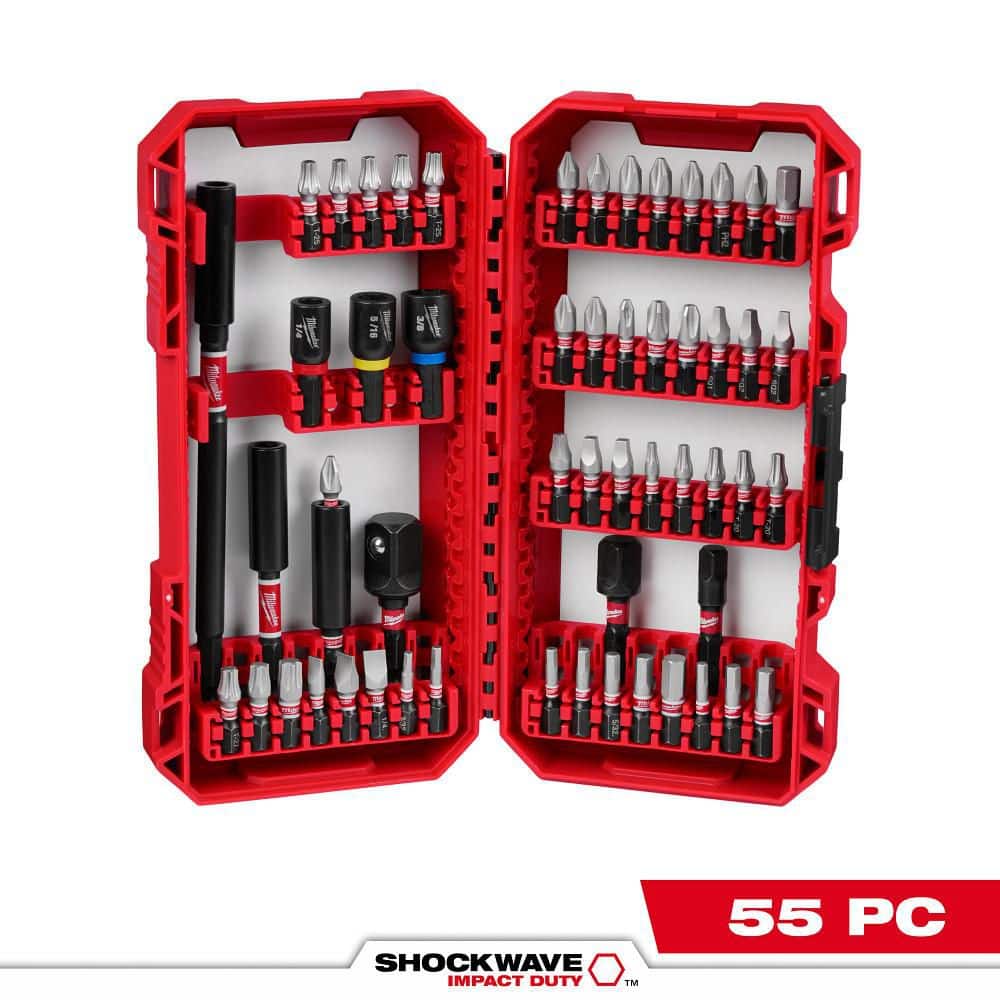 Milwaukee SHOCKWAVE Impact Duty Alloy Steel Screw Driver Bit Set