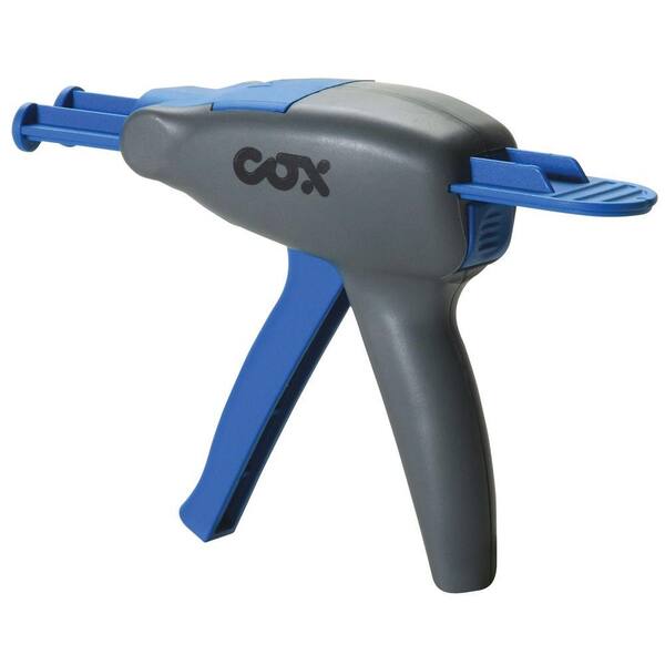 COX 50 ml Twin Mini Cartridges Round Back Multi-Ratio Dual Round Back Cartridge Epoxy Applicator Gun