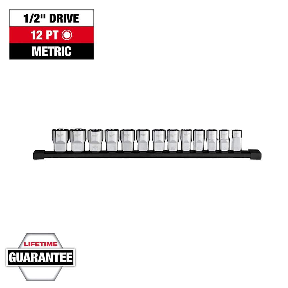 1/2 in. Drive Metric 12-Point Socket Set (13-Piece) price history on PriceWatchPro