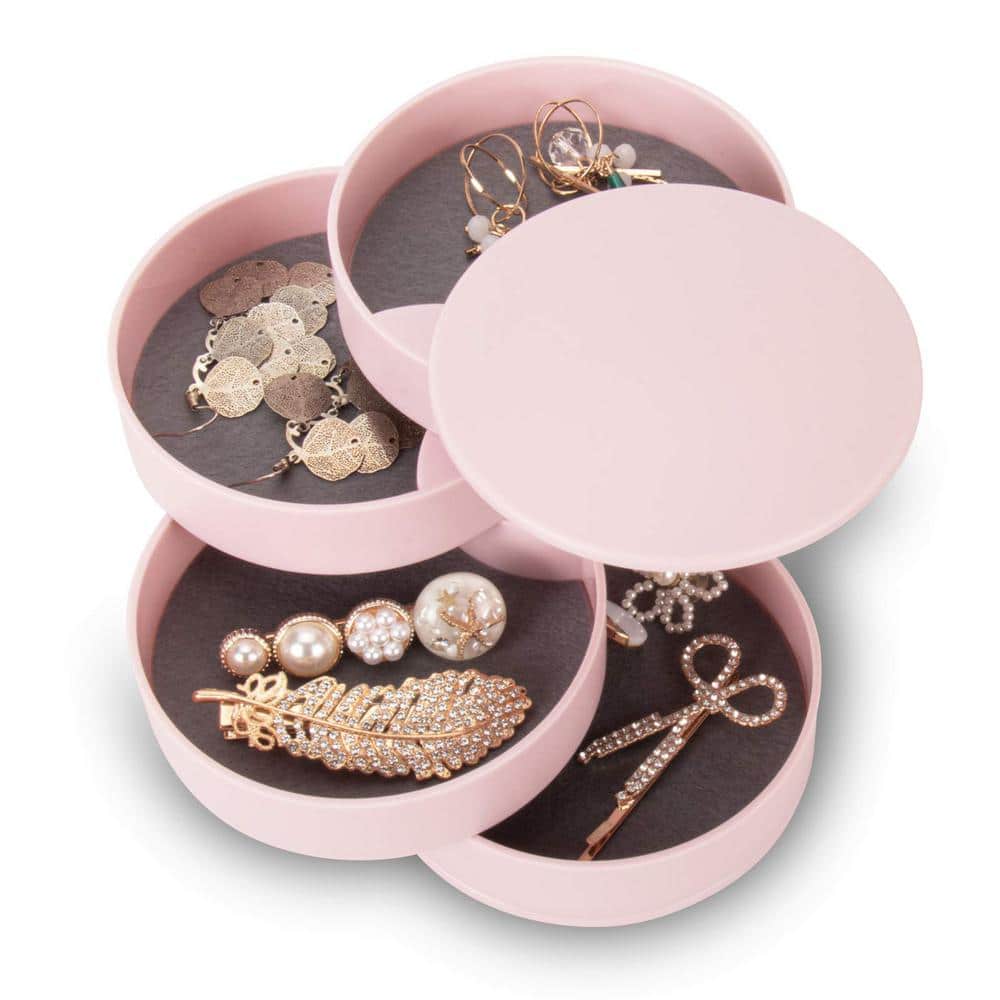 Upgrade Square Jewelry Box Organizer Display Ornament Case Boxes Candy  Color PU Storage Box Earrings Necklace Carrying Case