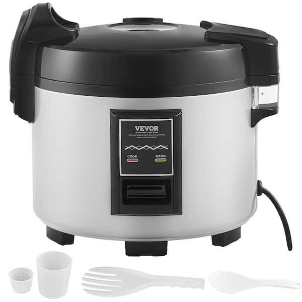 VEVOR Commercial Rice Cooker, 45-Cup Rice Cooker, 9.51 qt. 9 Liter Large Rice Cooker and Warmer with Nonstick Inner Pot