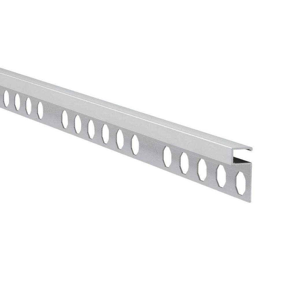 Novolistel 3 Matt Silver 5/16 in. x 98-1/2 in. Aluminum Tile Edging Trim price history on PriceWatchPro