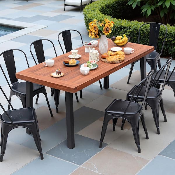 Patio Dining Sets VIVIJASON 9-Piece Outdoor Patio Furniture Dining