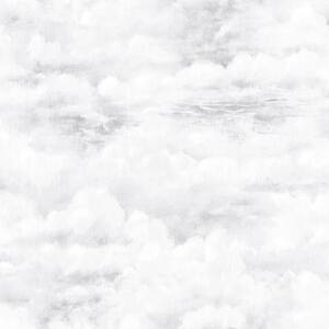Global Fusion Sky White and Gray Cloud Design Wallpaper