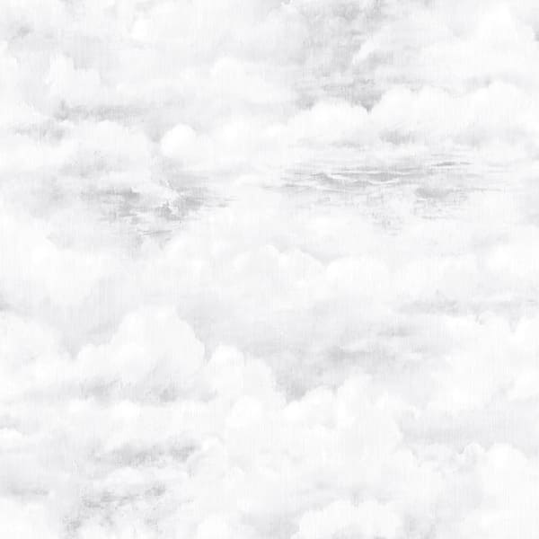Unbranded Global Fusion Sky White and Gray Cloud Design Wallpaper