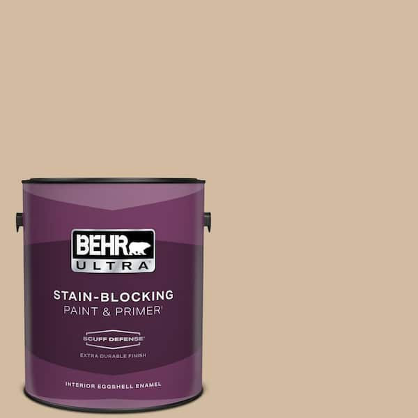 BEHR ULTRA 1 gal. #N270-3 Coco Extra Durable Eggshell Enamel Interior Paint & Primer