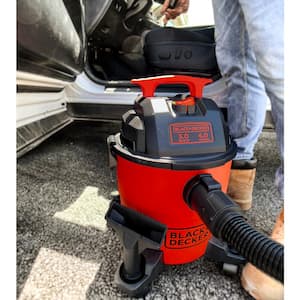 4 Gal. Poly Wet/Dry Vacuum with Blower Port and Hose Accessories