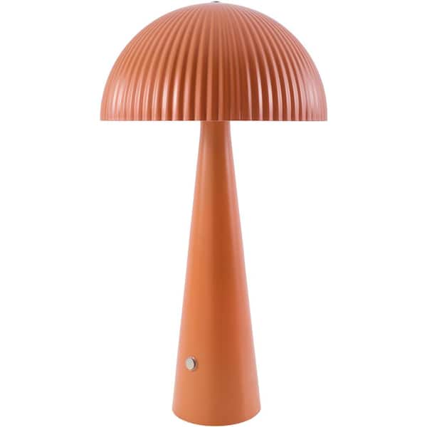 Phileas PHL-001 18 in. H x 10 in. W x 10 in. D Accent Table Lamp, Orange