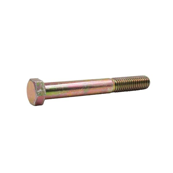 Everbilt 1/2 in.-13 x 2-1/2 Hex Head Grade 8 Yellow Zinc Cap Screw