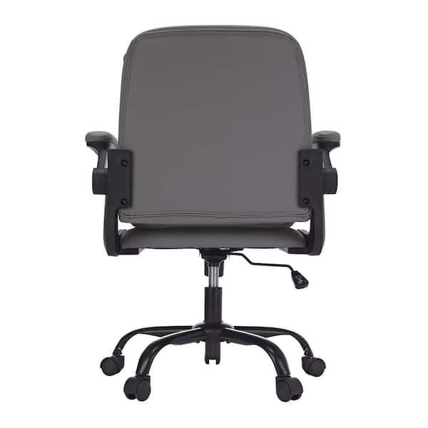 VECELO Office Chair Faux Leather Swivel Ergonomic Task Chair in