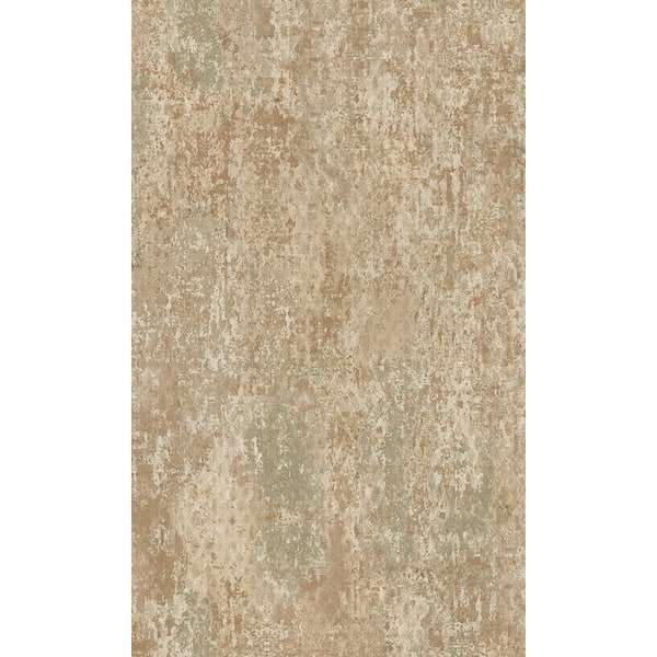 Walls Republic Rust Beige Scratched Concrete Textured Print Non-Woven Non-Pasted Textured Wallpaper 57 Sq. Ft.