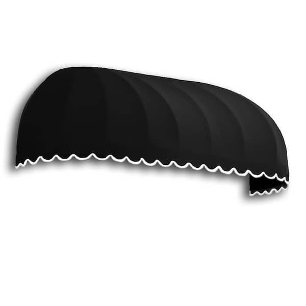 10.38 ft. Wide Chicago Window/Entry Fixed Awning (31 in. H x 24 in. D) Black