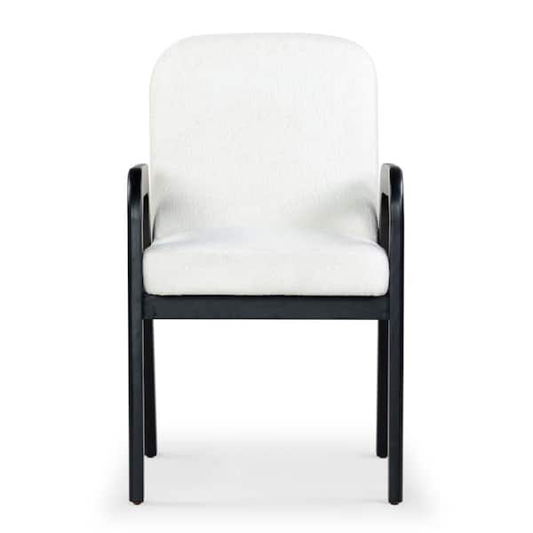 SAFAVIEH Roslina Ivory/Black 19.3 in. Wood Dining Chair