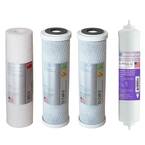 Ultimate 10 in. Super Capacity Replacement Pre-Filter Set for 90 GPD pH+ Reverse Osmosis Systems