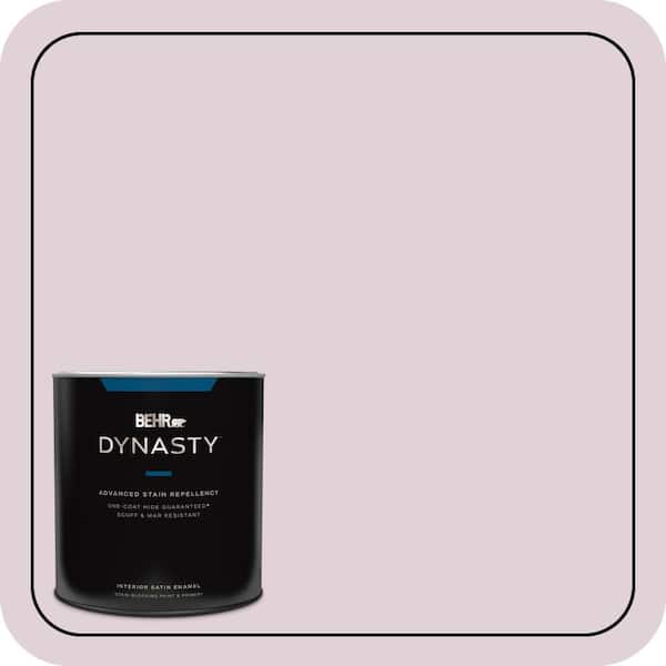 BEHR DYNASTY 1 qt. #T15-7 Secret Blush Satin Enamel Interior Stain-Blocking Paint and Primer