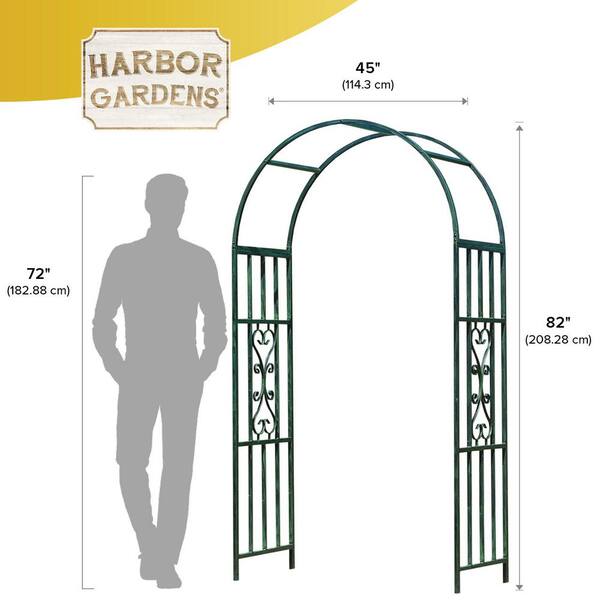 Harbor Gardens Dimension: 20.5 in. L x 45 in. W x 82 in. H