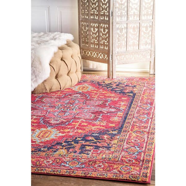 Vonda Persian Pink Doormat 2 ft. x 3 ft.  Area Rug