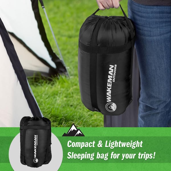 Pure Garden 2-Season Otter Tail Sleeping Bag with Carrying