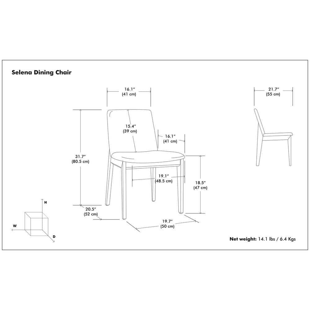 Natural Linen Upholstered Wood Dining Chair Set