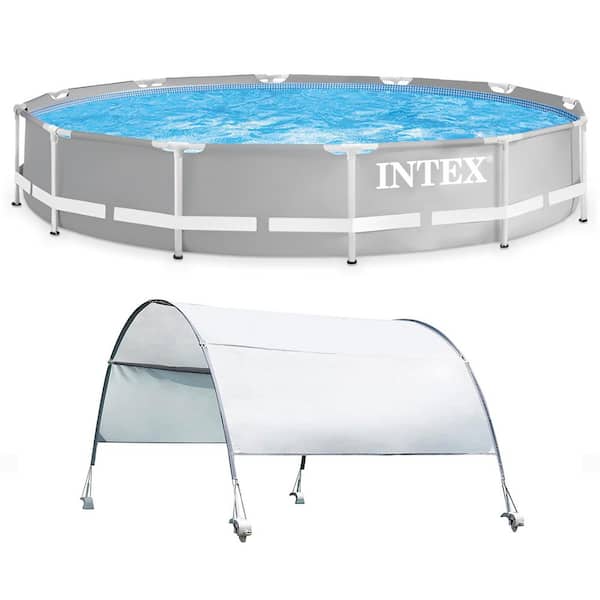 Prism Frame 12 ft. Round 30 in. Deep Above Ground Pool Set