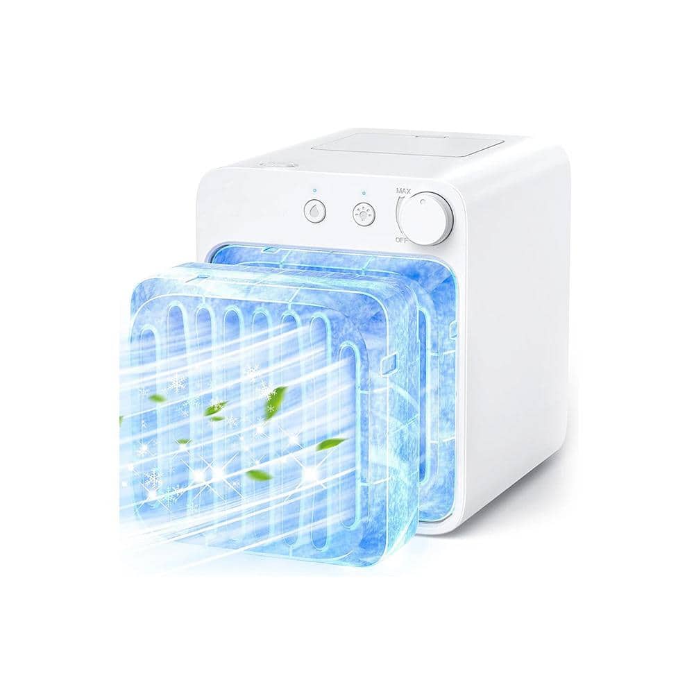 No Heat BTU Portable Air Conditioner Fan Rechargeable Evaporative Air Coole
