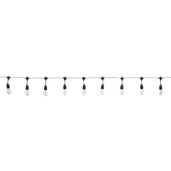 Alpine Corporation 93 in. Long 10 Edison Bulb String Lights with Timer