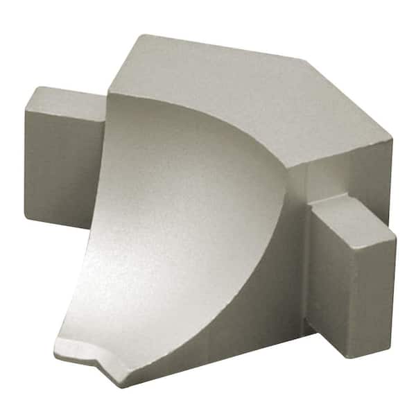 Schluter Dilex-AHKA Satin Nickel Anodized Aluminum 9/16 in. x 1 in. Metal 135 Degree Inside Corner