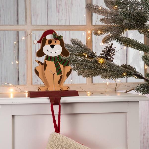 Glitzhome 7 76 In H Wooden Metal Christmas Stocking Holder Dog 1124202626 - Stocking Holder Decorative Box Home Depot Glitzhome 7 76 In H Wooden Metal Christmas Stocking Holder Dog 1124202626 - Stocking Holder Decorative Box Home Depot