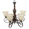 Hampton hot Bay Carina 5-Light Chandelier Aged Bronze Finish