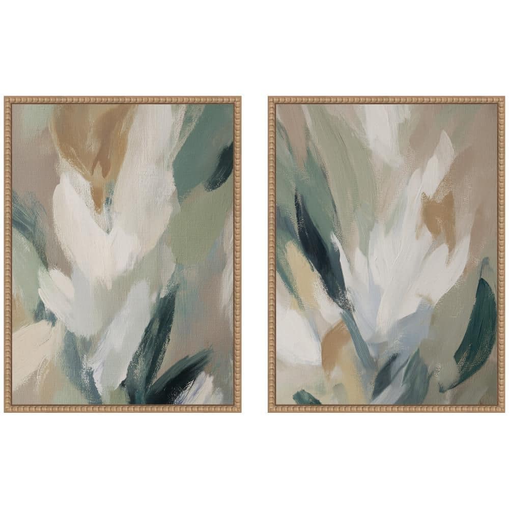 "2 Piece Sylvie ""Plant Form No. 1 & No. 2 2 Piece"" by Amy Lighthall Abstract Framed Art Print Set 24 in. x 18 in." price history on PriceWatchPro