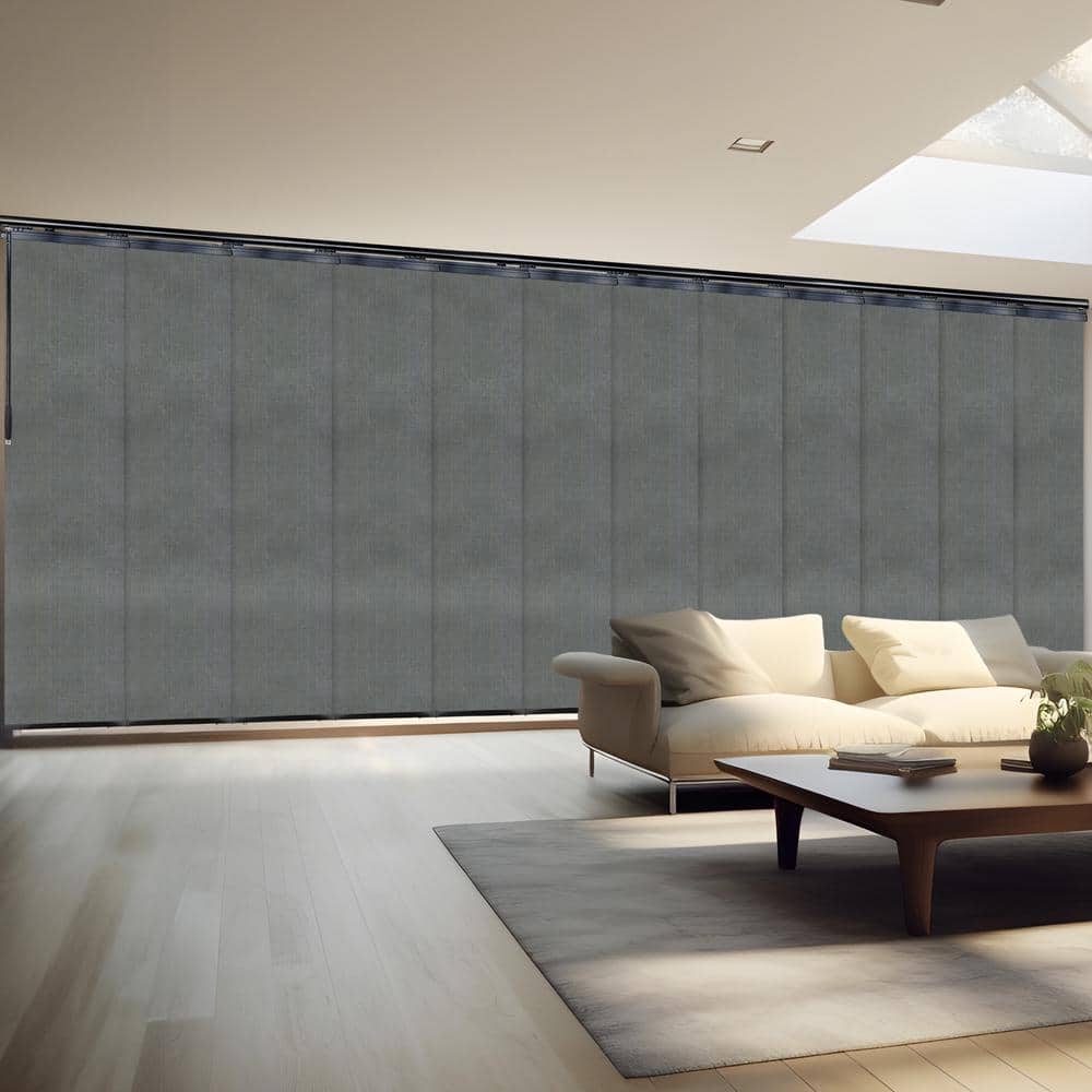 Metallic 140 in. x 260 in. W x 94 in. L Adjustable 12-Panel, Black Double Rail Panel Track with 23.5 in. Slates price history on PriceWatchPro