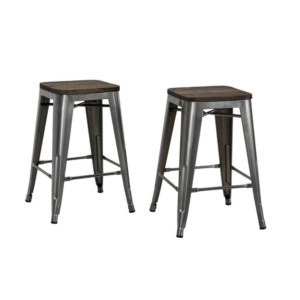 24 inch metal counter stools