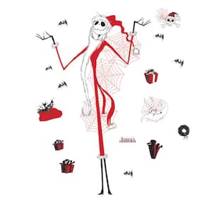 Nightmare Before Christmas Holiday Removable Red Giant Wall Decal