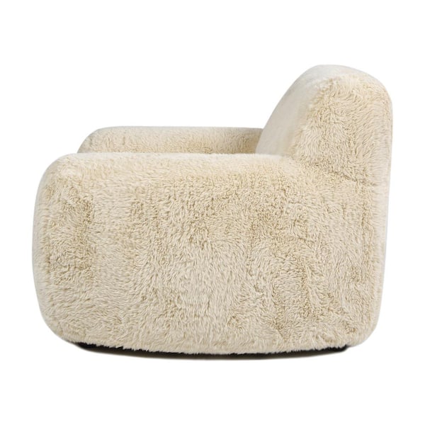 Cooper faux best sale sheepskin lounge chair