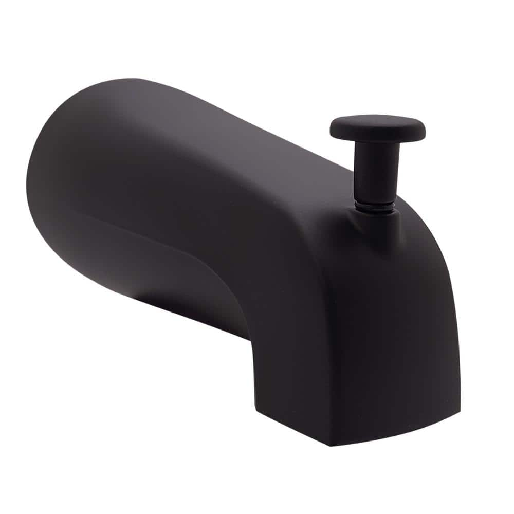 Westbrass 5-1/4 In. Standard Reach Wall Mount Tub Spout With Front ...