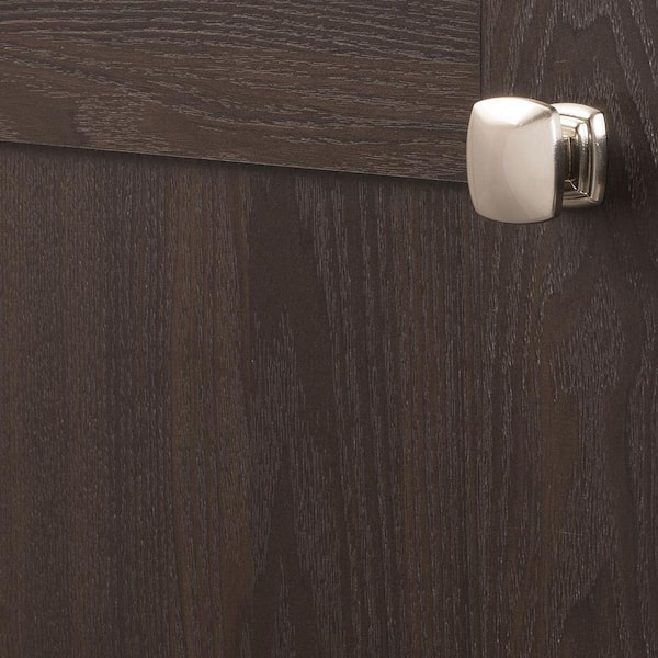Euro-Contemporary 1-1/2 in. Satin Nickel Cabinet Knob Euro-Contemporary 1-1/2 in. Satin Nickel Cabinet Knob