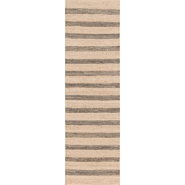 Montauk Lighthouse Charcoal 2 ft. 3 in. X 8 ft. Indoor Runner Rug