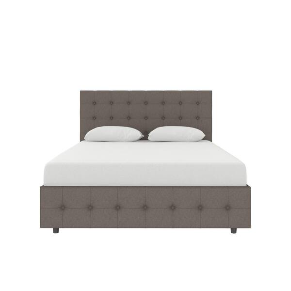 Dhp upholstered deals bed with storage