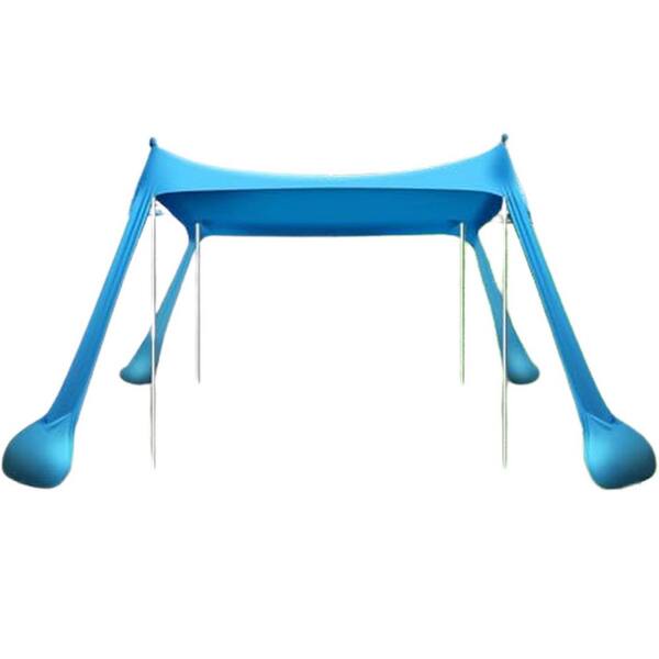 10 ft. x 10 ft. Beach Tent Canopy with UPF50+ Protection, Sandbags, and Carry Bag