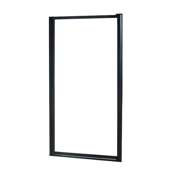 CRAFT + MAIN Tides 31 in. to 33 in. x 65 in. Framed Pivot Shower Door in Oil Rubbed Bronze with Clear Glass