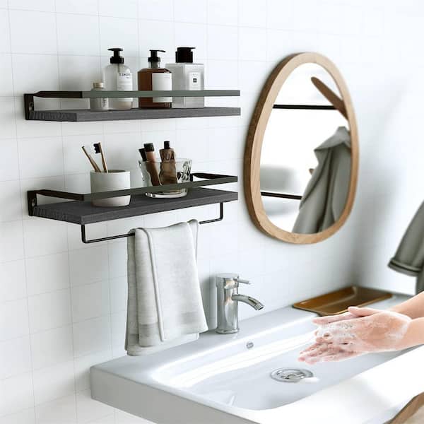 Rebrilliant Lakemia Plastic / Acrylic Wall Bathroom Shelves