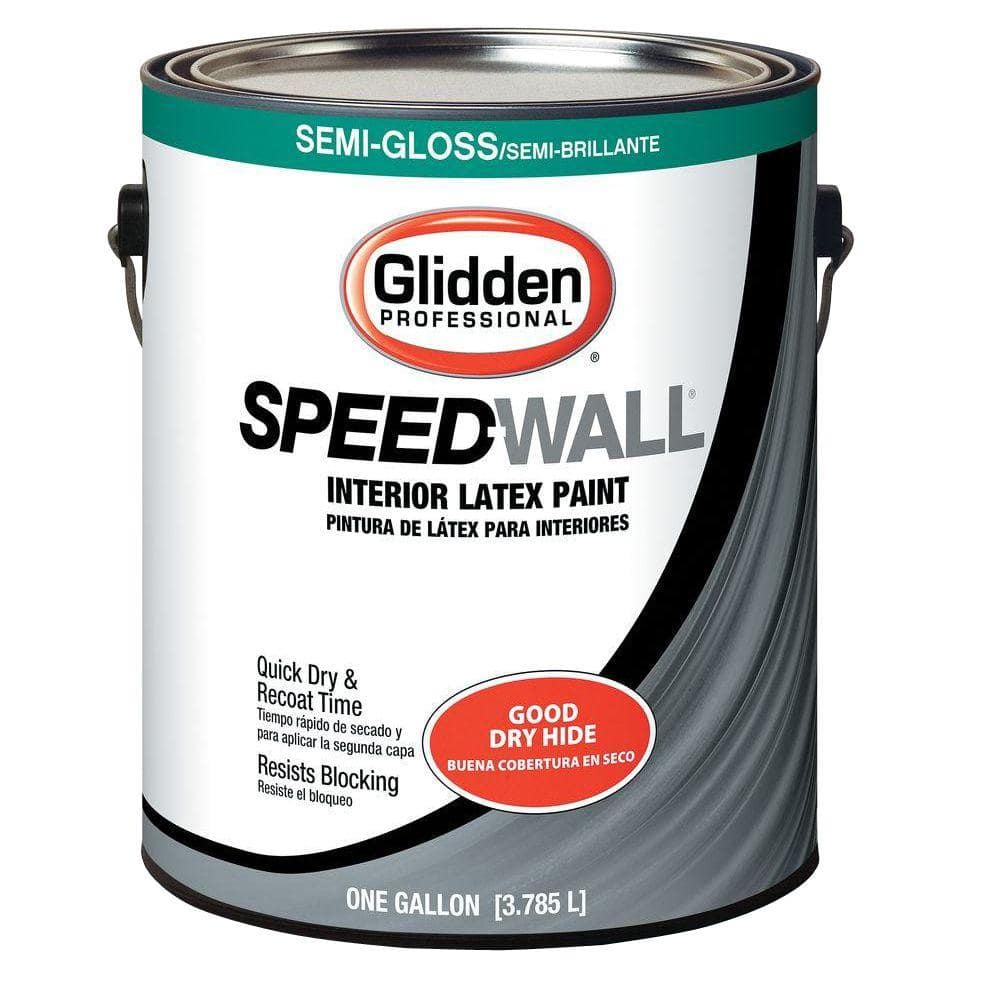 Glidden Professional 1 gal. Swiss Coffee SemiGloss Interior Paint GPS
