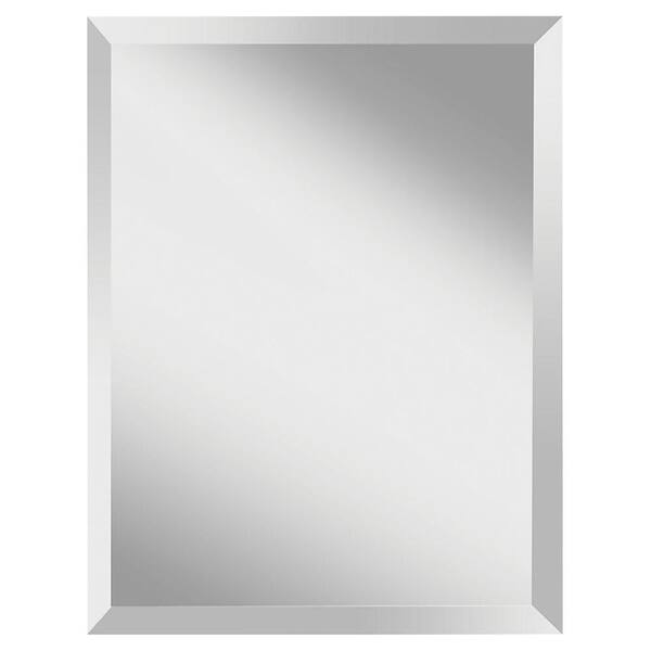 Feiss Infinity 22 In W X 28 H, Mirrored Wall Decor Square Beveled Mirror