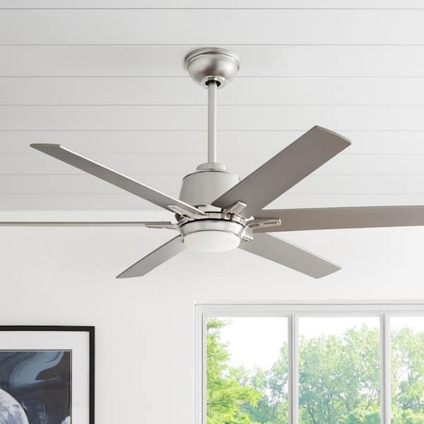 Home Decorators Collection Kensgrove 54 in. Integrated LED Brushed ...