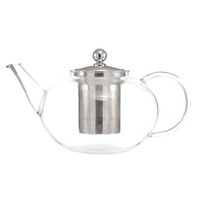 Joliette 42 oz. Glass Teapot with Removable Stainless Steel Infuser
